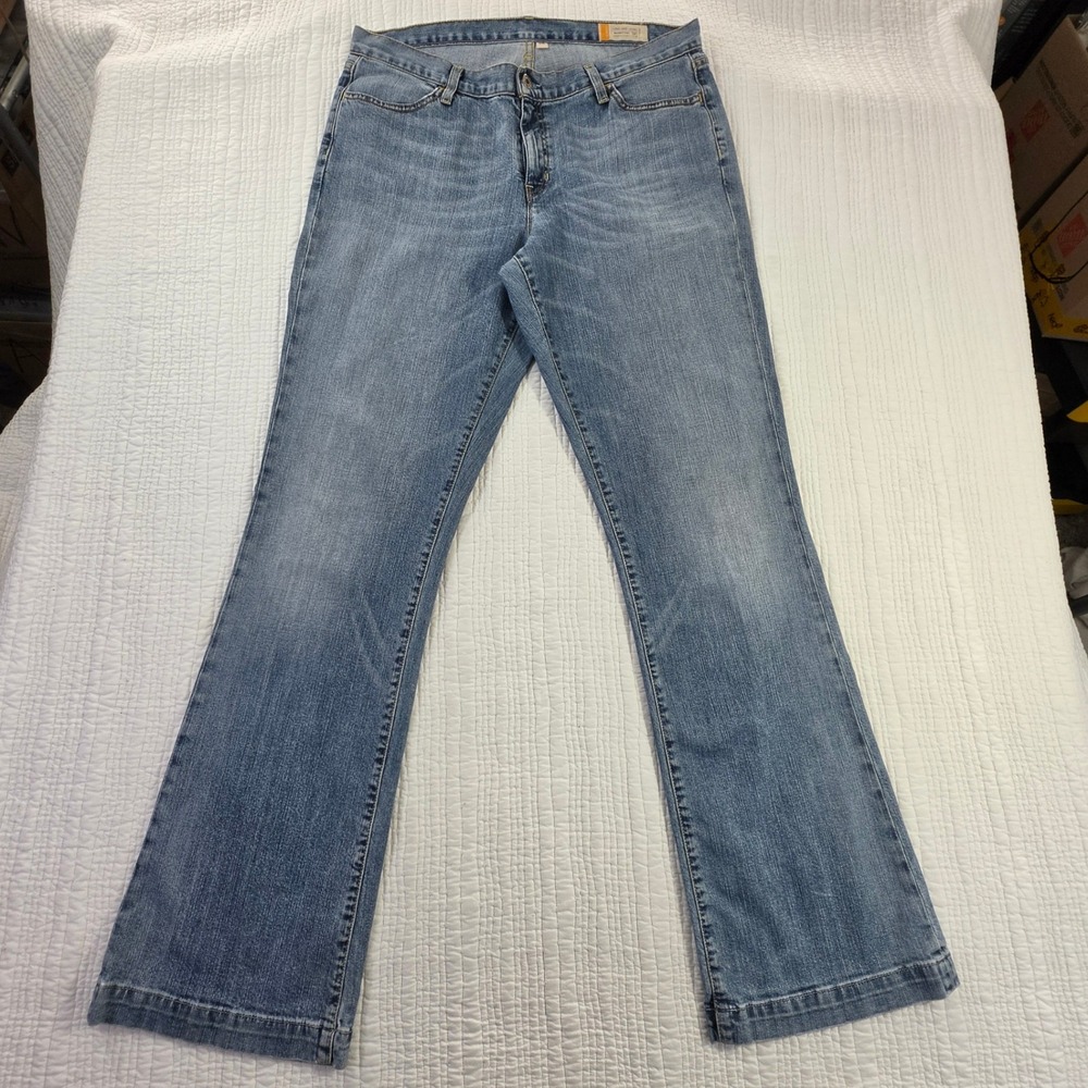 Gap 1969 Long & Lean Bootcut Jeans Light Wash Denim Womens 14 X-Long TL Stretch
